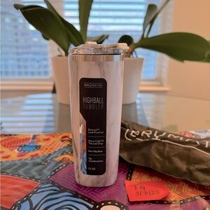 BRÜMATE HIGHBALL 12OZ | CARRARA with BevLock lid 100% leak-proof - BNWT